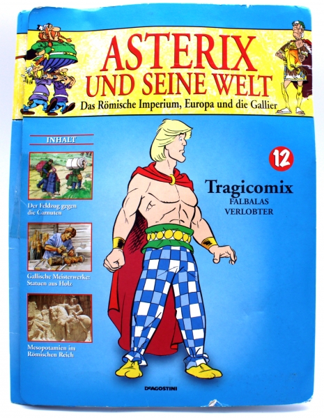 Asterix und seine Welt: Das Römische Imperium, Europa und die Gallier Skulpturen Sammler-Ausgabe Nr.12 : Tragicomix - Falbalas Verlobter-